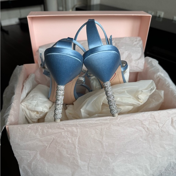 Sophia Webster ‘Rosalind’ Heeled Sandals. Women's, Light Blue- Size 44 - Picture 5 of 13